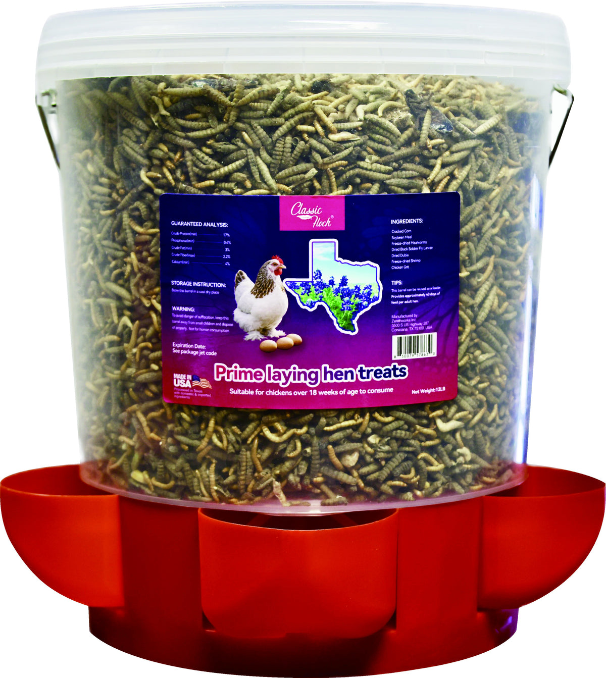 Mixed Feed with Innovative Feeder Bucket - 12 lb