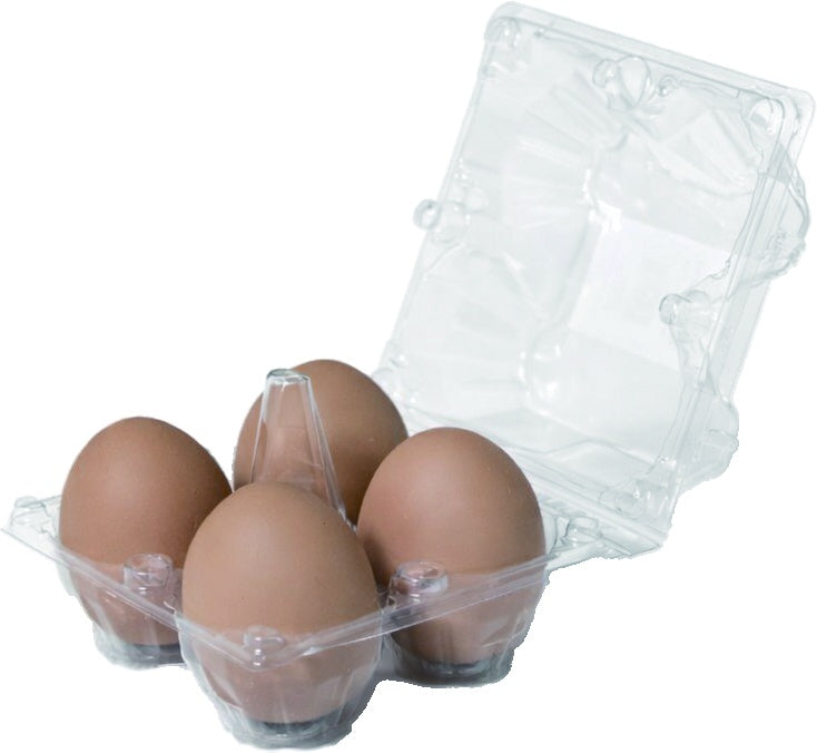 Artificial Chicken Eggs - 4 Pack